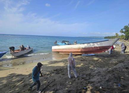 Hallazgo de osamentas y droga en embarcación de República Dominicana