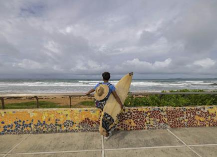 Alerta por la tormenta tropical en Puerto Rico