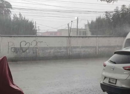 Afectaciones por lluvia en Coacalco y Tultitlán