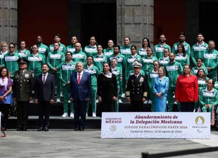 AMLO abandera a la Delegación Mexicana que va a Juegos Paralímpicos