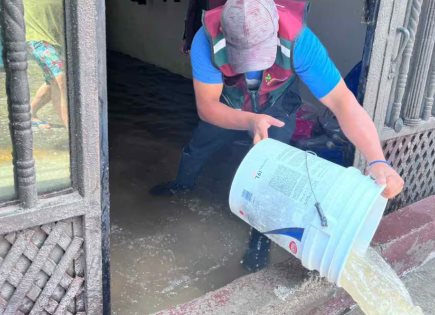 Inundaciones en Nezahualcóyotl por Lluvia Intensa