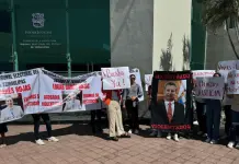 Manifestación y denuncias de acoso sexual en Tribunal Electoral de Tamaulipas