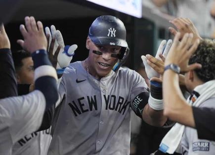 Victoria de los Yankees de Nueva York sobre los Tigres de Detroit