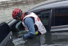 Operativo de Cruz Roja en Chalco para damnificados por inundaciones