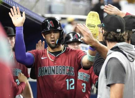 Diamondbacks de Arizona se imponen a Marlins en un emocionante encuentro de béisbol