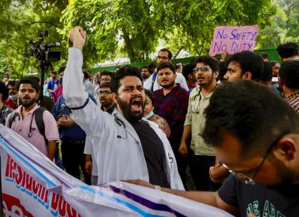 Protestas y demandas de seguridad por violencia en hospitales en India