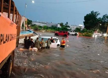 Tragedia por intensas lluvias en Sinaloa