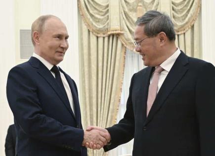 Reunión entre Vladímir Putin y Li Qiang en Moscú