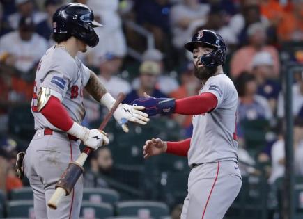 Triunfo de los Medias Rojas de Boston sobre los Astros de Houston