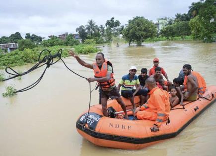 Inundaciones en Bangladesh e India: Situación actual y operaciones de rescate