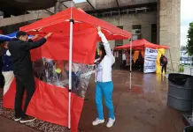 Trabajadores del PJF contin&uacute;an protestas y alistan marcha