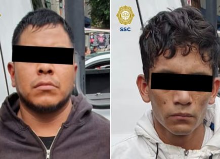 Detención exitosa de ladrones en Cuauhtémoc