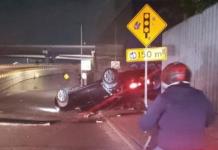 Fotos | Cuantiosos daños y al menos un herido en madrugada de choques