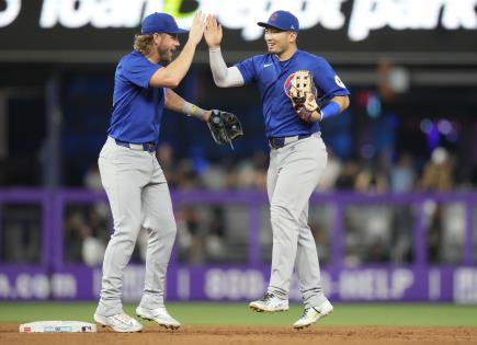 Victoria contundente de los Cachorros de Chicago sobre los Marlins de Miami