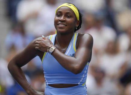 Coco Gauff brilla en su debut en el Abierto de Estados Unidos