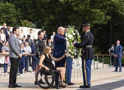 Homenaje de Trump a soldados caídos en Afganistán