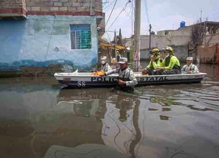 Lluvias en Chalco causan desesperanza