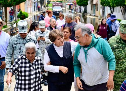 Supervisión de obras y acciones de la Gobernadora en Chalco