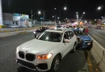 Choque en puente Colorines deja tres lesionados