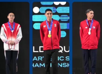 Diego Villalobos gana medalla de oro en Campeonato Mundial junior