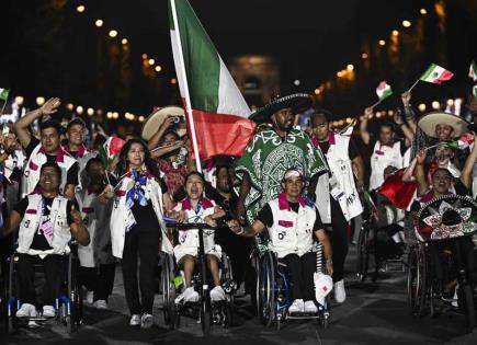 Galería | Con México presente, el fuego paralímpico ilumina París