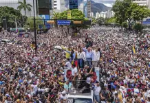 Protestas de la oposición venezolana tras elecciones polémicas Protestas de la oposición venezolana tras elecciones polémicas