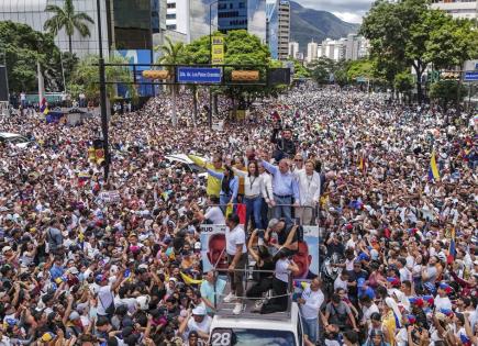 Protestas de la oposición venezolana tras elecciones polémicas