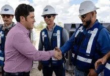 Visita de Samuel Garc&iacute;a a terrenos de nueva planta de Volvo