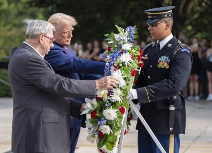 Empleada de cementerio tiene altercado con personal de Trump; no presentará cargos