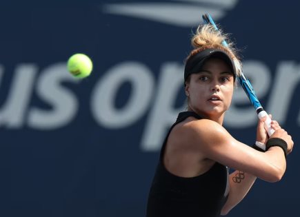 Renata Zarazúa en la segunda ronda del US Open