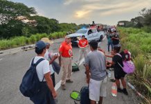 Solicitud de visa humanitaria tras accidente en caravana migrante