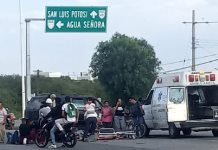 Dos adultos mayores atropellados en la carretera Zacatecas