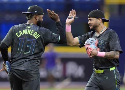 Triunfo contundente de los Rays sobre los Padres en el béisbol