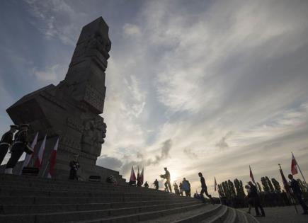 Conmemoración de los 85 años desde la invasión nazi en Varsovia