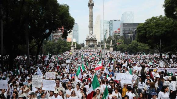 Fotos | Miles protestan contra reforma judicial de AMLO