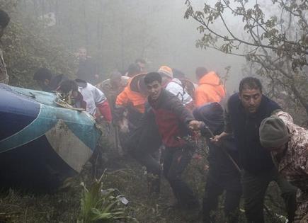 Accidente de Raisí, por el mal tiempo