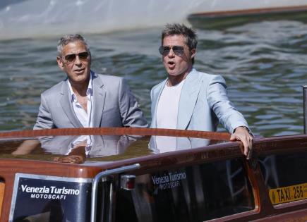 Estreno de Wolfs en el Festival de Venecia con Clooney y Pitt