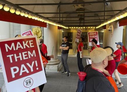 Huelga en Hoteles de EEUU: Demandas y Acciones de Trabajadores