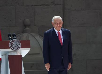 Votación de AMLO en el Zócalo por el Poder Judicial