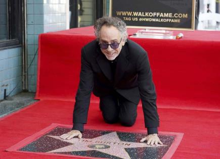 Homenaje a Tim Burton en Hollywood con estrella en Paseo de la Fama