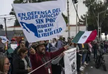 Protestas en México contra Reforma Judicial en Congreso Protestas en México contra Reforma Judicial en Congreso