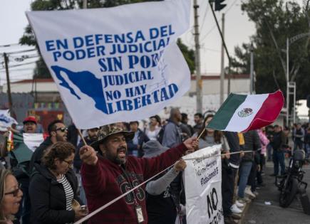 Protestas en México contra Reforma Judicial en Congreso