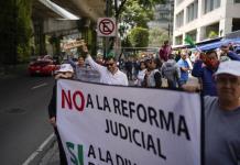 Manifestaciones y protestas en el Senado por reforma judicial