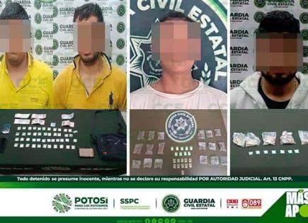 Capturan a cuatro presuntos “narcos”