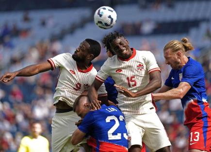 Histórica derrota de Estados Unidos ante Canadá en amistoso de fútbol