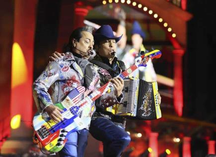 Concierto de Los Tigres del Norte en el festival Arre de la Ciudad de México