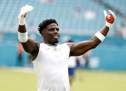 Detención de Tyreek Hill antes del debut con los Dolphins de Miami