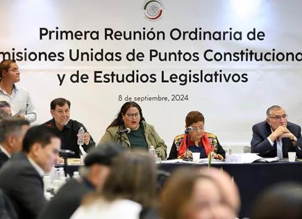 Inicia sesión en el Senado para aprobar dictamen de reforma judicial