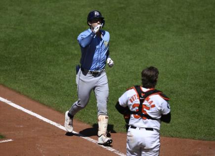 Jonny De Luca brilla con jonrón en triunfo de los Rays sobre los Orioles