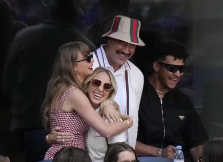 Taylor Swift y Travis Kelce en el US Open